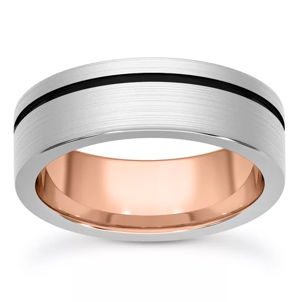 Vela Men's Wedding Band