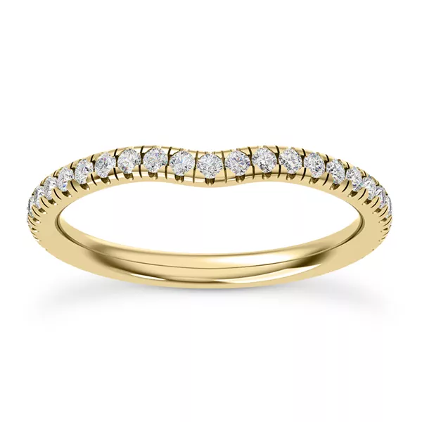 Faye Diamond Curved Band