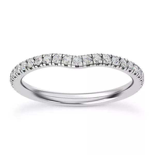 Faye Diamond Curved Band