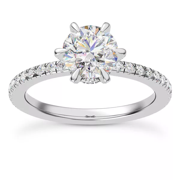 Elise Diamond Prong Engagement Ring
