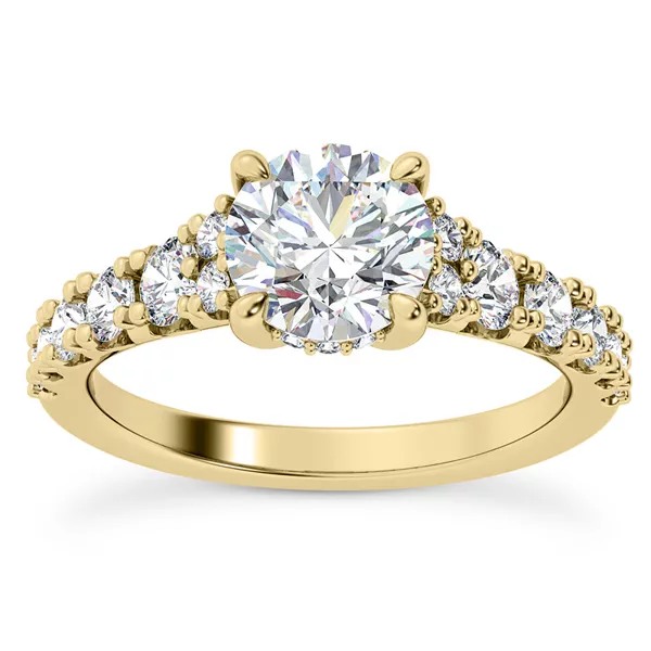 Charm Lab Engagement Ring