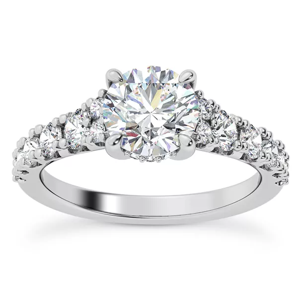 Charm Lab Engagement Ring