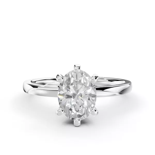 Boda Six Prong 1.5mm Comfort Fit Engagement Ring
