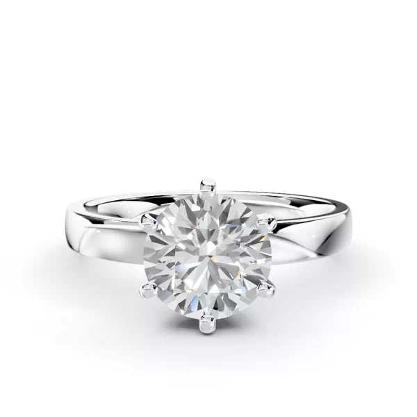 Boda Six Prong 2.5mm Comfort Fit Engagement ring