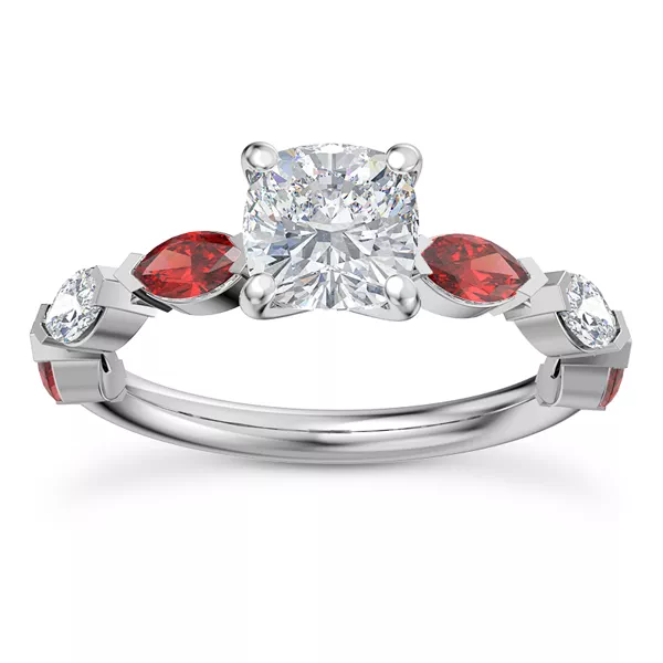 Setting Adamina Ruby And Diamond