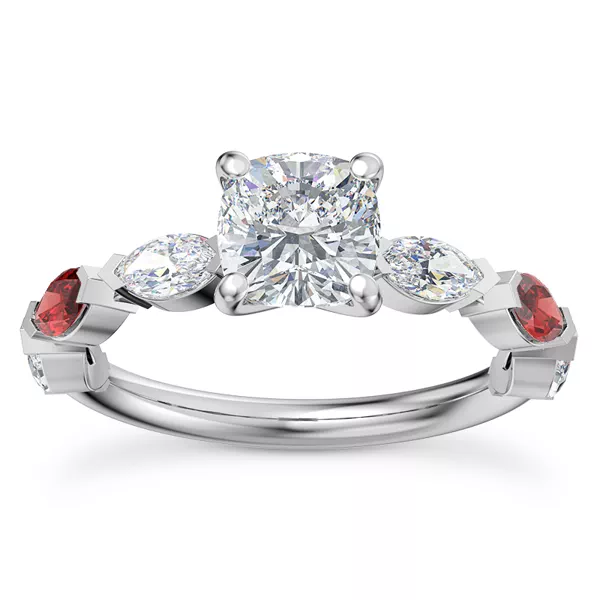 Setting Cherry Diamond and Ruby
