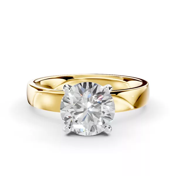 Linda 3mm Comfort Fit Engagement Ring