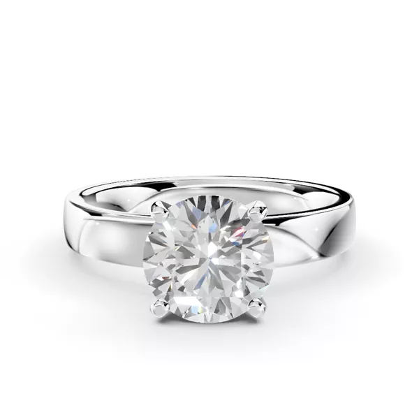 Linda 3mm Comfort Fit Engagement Ring