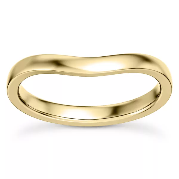 Linda  2mm Curved Band