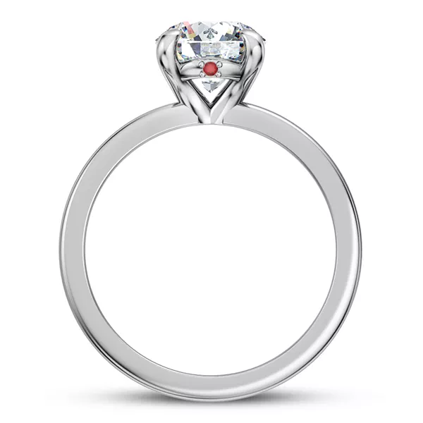 Setting Solo Ruby Accent Solitaire