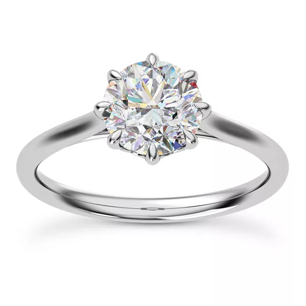 Ramona Eight-Prong Solitaire Engagement Ring