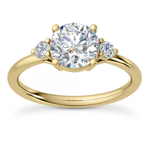 Mavrica Diamond Three-Stone Engagement Ring