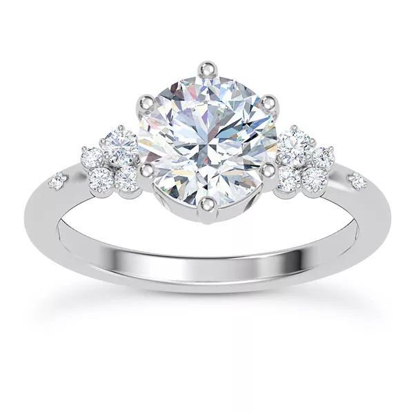 Bernice Cluster Engagement Ring