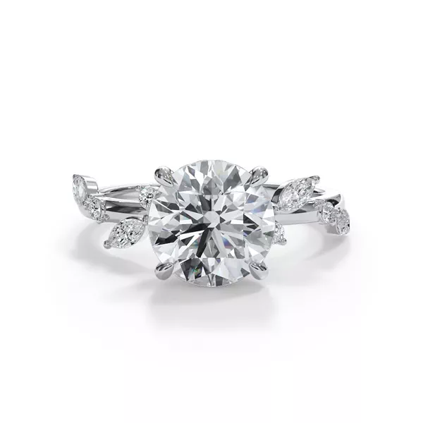 Autumn Cascade Diamond Engagement Ring