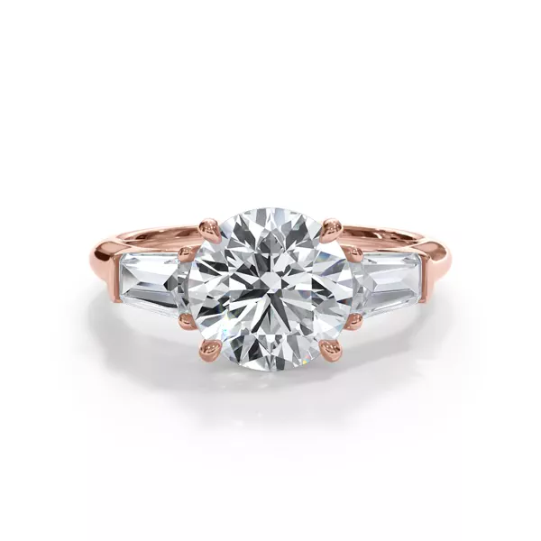 Bellora Grand Tapered Baguette Engagement Ring