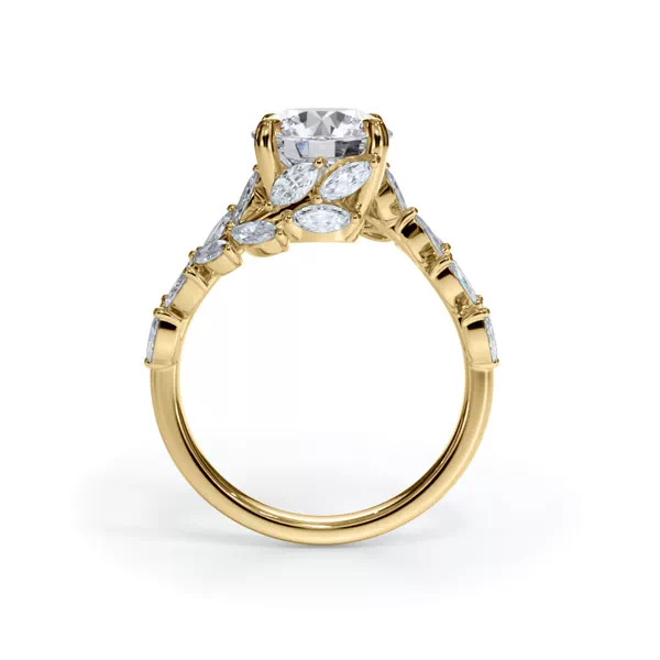 Veraison Marquise Lab Vine Engagement Ring
