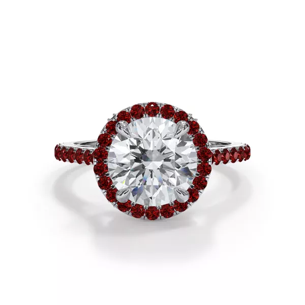 Setting Bellora Ruby Cathedral Halo