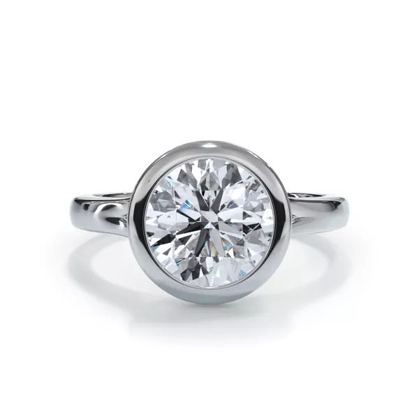 Bellora Cathedral Bezel Engagement Ring 