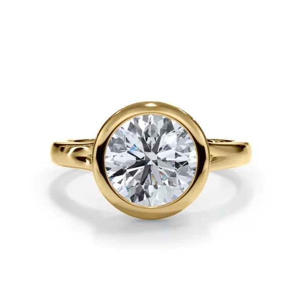 Bellora Cathedral Bezel Engagement Ring 
