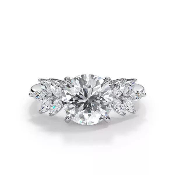 Liora Marquise Diamond Cluster Engagement Ring