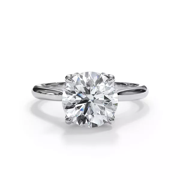 Bellora Pavé Tulip Cathedral Engagement Ring