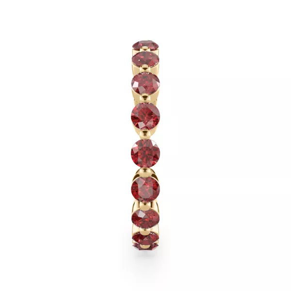 Ruby Shared Prong Eternity Ring