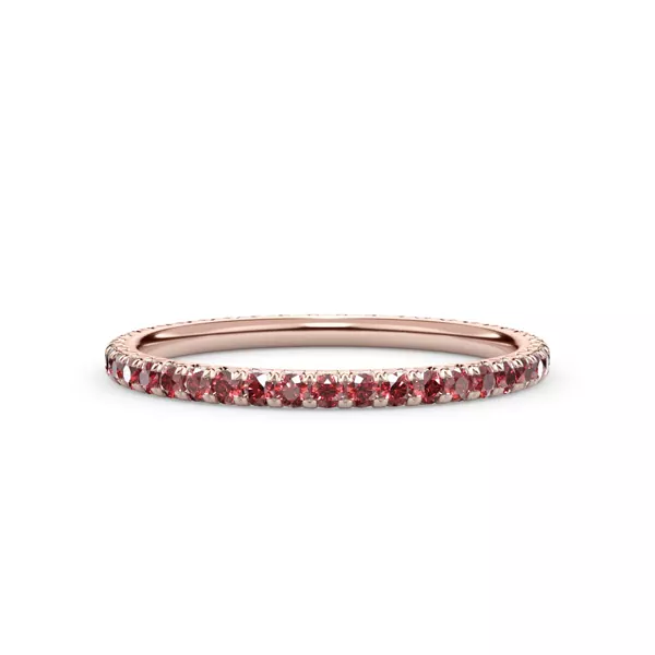 Ruby Pavé Eternity Band