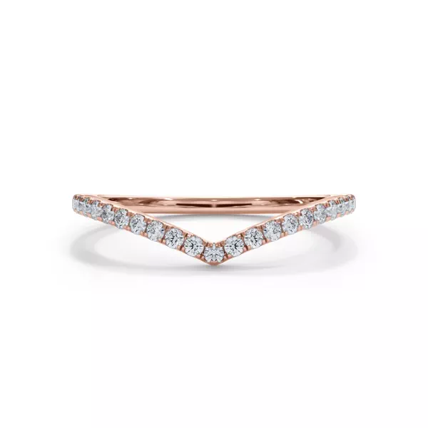 Bellora Chevron Pavé Band