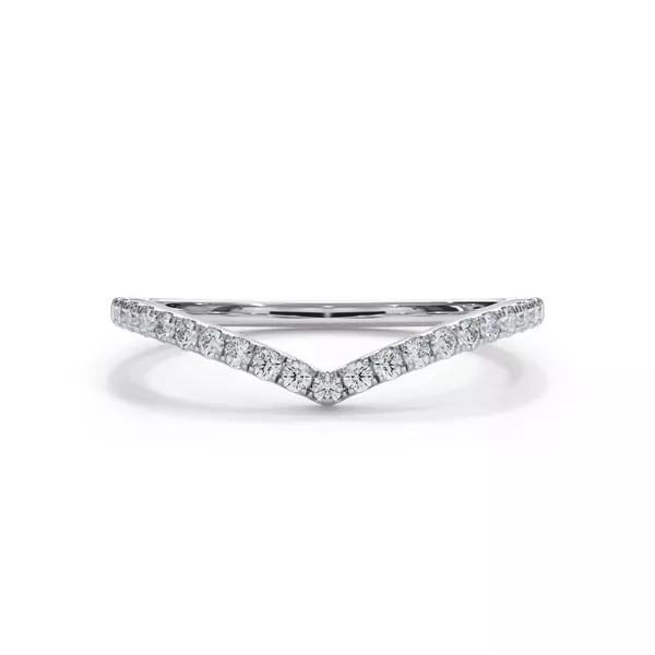 Bellora Chevron Pavé Band