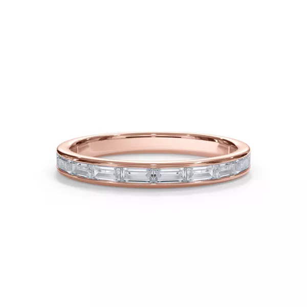 Bellora Channel-Set Lab Baguette Band