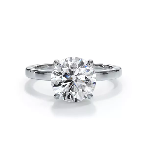 Bellora Hidden Halo Lab Engagement Ring (2mm)