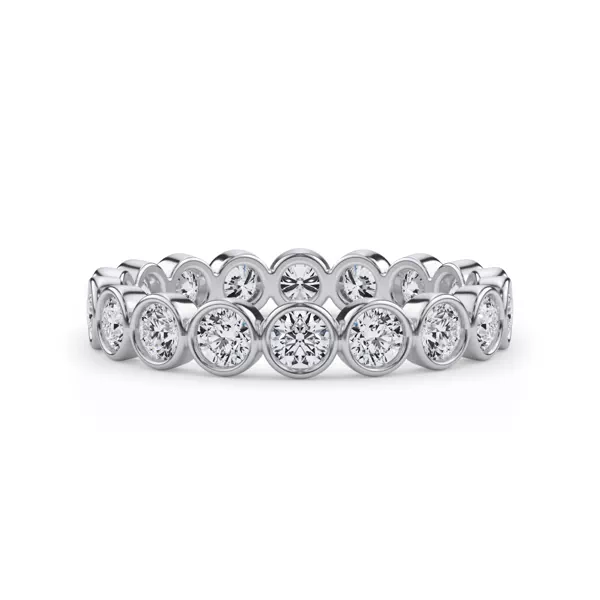 Bezel Set Round Diamond Eternity Ring (1.00ct. tw.)