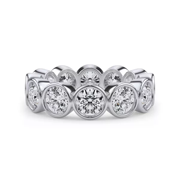 Round Bezel Diamond Eternity Ring (3.90ct. tw.)
