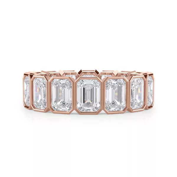 Emerald-Cut Bezel Diamond Eternity Ring (5.00ct. tw.)