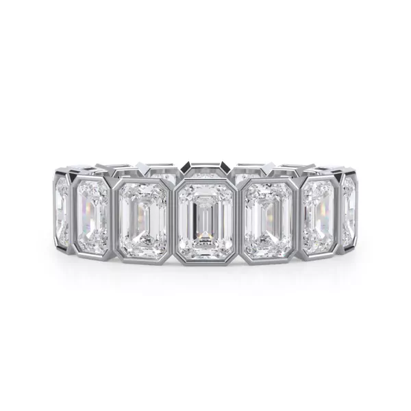 Emerald-Cut Bezel Diamond Eternity Ring (5.00ct. tw.)
