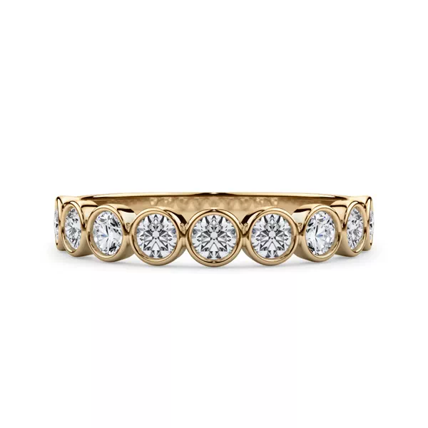 Round Bezel Lab Diamond Band (.50ct. tw.)