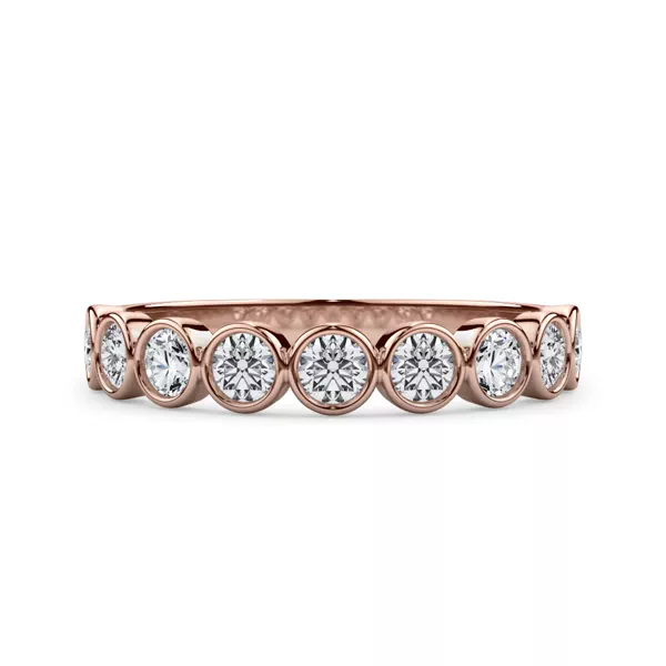 Round Bezel Diamond Band (.50ct. tw.)