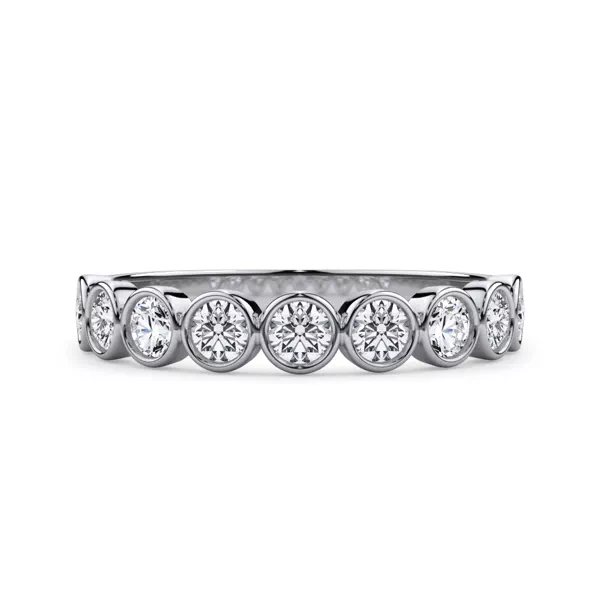 Round Bezel Diamond Band (.50ct. tw.)