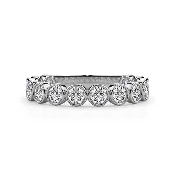 Round Bezel Lab Diamond Band (.84ct. tw.)