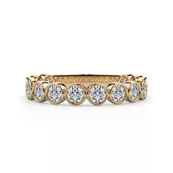 Round Bezel Lab Diamond Band (.84ct. tw.)
