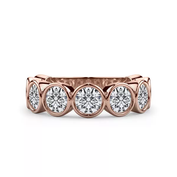 Round Bezel Lab Diamond Band (2.70ct. tw.)