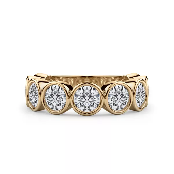 Round Bezel Lab Diamond Band (2.70ct. tw.)