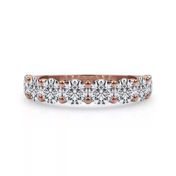 Curved Gallery Eight-Stone Round Lab Diamond Band (2.00ct. tw.)