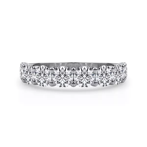 Curved Gallery Eight-Stone Round Lab Diamond Band (2.00ct. tw.)