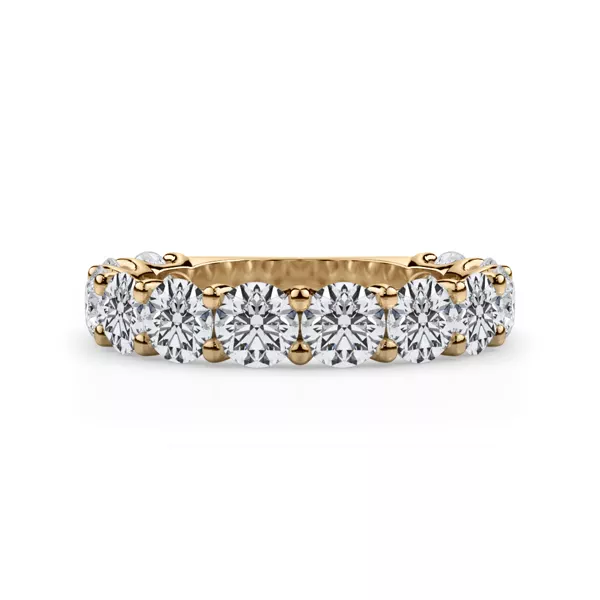 Curved Gallery Twelve-Stone Round Lab Diamond Band (3.00ct. tw.)
