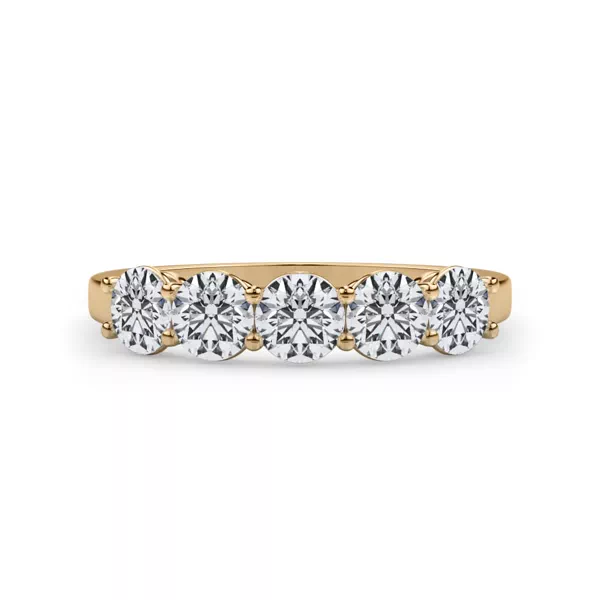 Classic Five-Stone Round Lab Diamond Band (1.00ct. tw.)