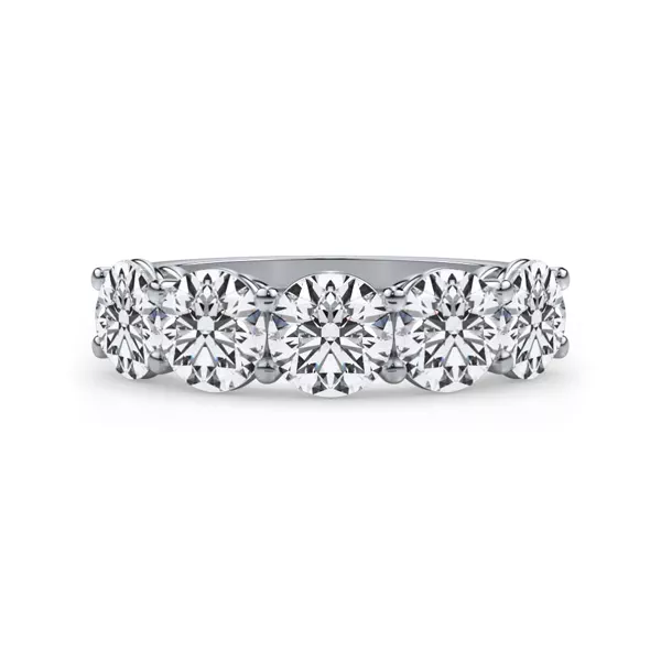 Classic Five-Stone Round Lab Diamond Band (3.00ct. tw.)