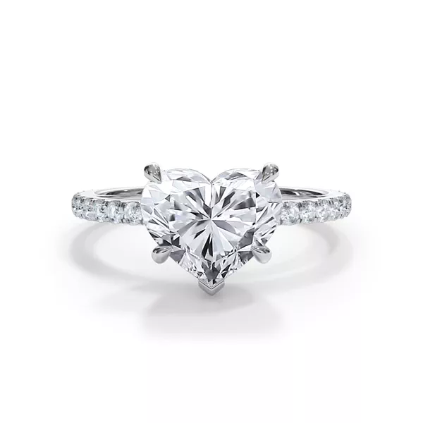 Bellora Pavé Hidden Halo Lab Engagement Ring