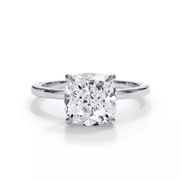 Bellora Solitaire Engagement Ring With 1.6 Carat Cushion Diamond