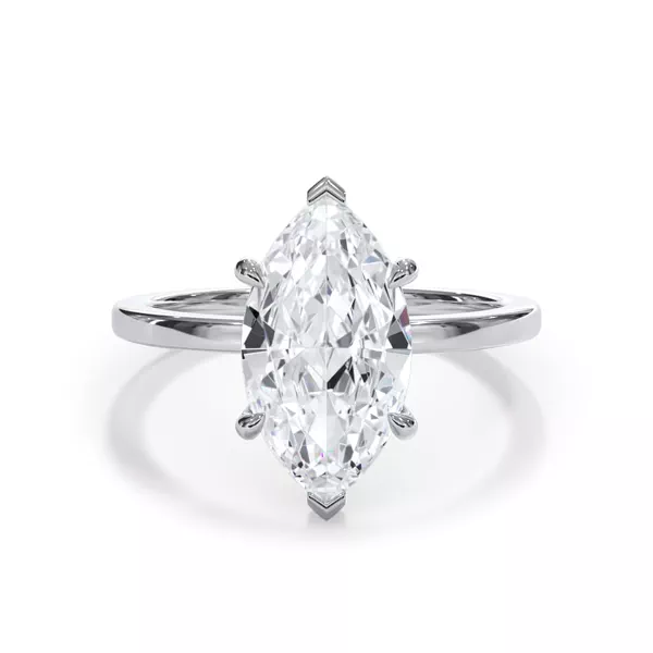 Bellora Solitaire Engagement Ring With 1.01 Carat Marquise Diamond